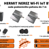 Hermit NEREZ Wi-Fi IoT BT - sada podzemních pohonů pro křídlovou bránu do 7 m a 700 kg